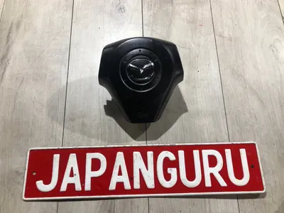 Подушка безопасности в руль Mazda 3 BK ХЭТЧ L3-VE 2005 (б/у)